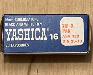 Vintage Yashica 16mm Subminiature Black & White Film