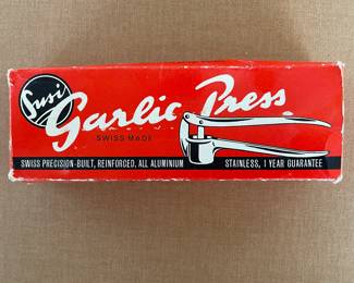 Vintage Susi Garlic Press NIB