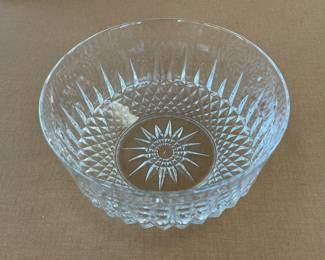 Vintage Arcoroc Diamant Starburst Serving Bowl X 2