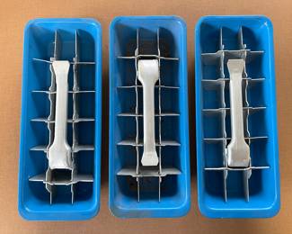 Vintage Aluminum Ice Cube Trays