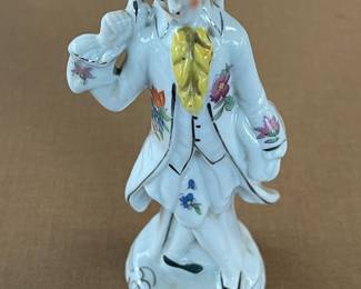 Vintage Hand Painted Porcelain Victorian Man Figurine