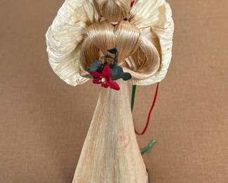 Vintage Handmade Cornhusk Angel
