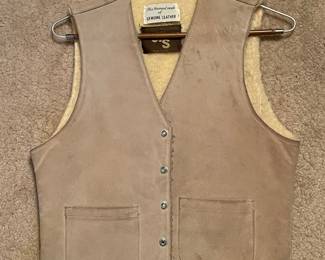 Vintage JFS Leather Vest