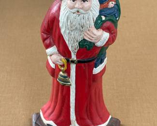 Vintage Cast Iron Santa Door Stop