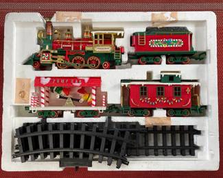 Vintage New Bright Christmas Express Train Set
