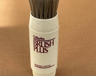 Vintage Gillette Brush Plus Shaving System (Brush Only)