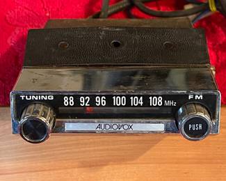 Vintage Audiovox FM Car Radio