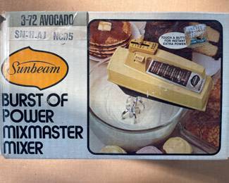 Vintage Sunbeam Burst of Power Mixmaster Mixer