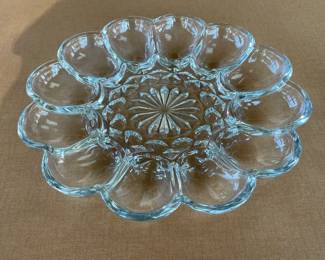 Vintage Anchor Hocking Deviled Egg Platter