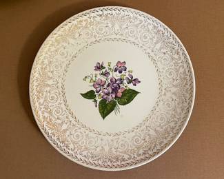 Vintage Cunningham & Pickett Spring Violet Plate