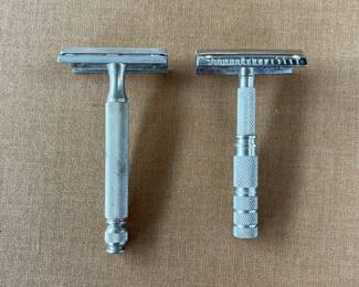 Vintage Gillette Double Edge Razor & Vintage German Double Edge Razor