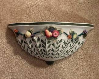 Vintage Andrea Ceramic Wall Pocket