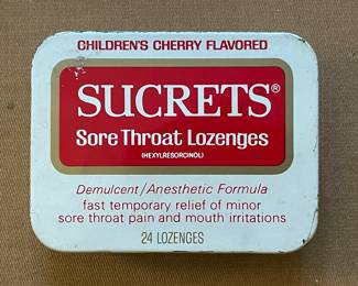 Vintage Sucrets Tin