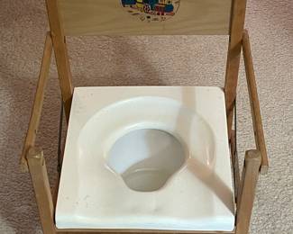 Vintage Nu-Line Folding Nursery Potty Training Chair