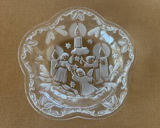 Vintage Mikasa Holiday Light Bon Bon Plate