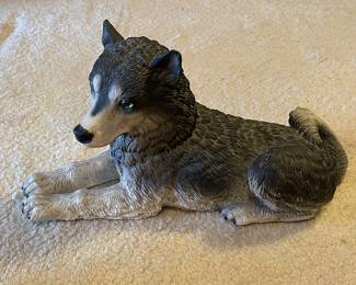 Vintage Sandicast Siberian Huskey