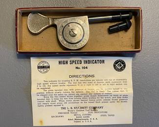 Vintage Starett High Speed Indicator 104
