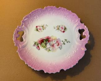 Vintage CT Germany Porcelain Handled Plate 