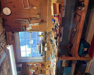 All these tools in the garage are being sorted and priced to GO!!