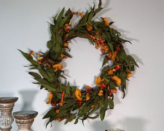 Peony wreath (#1) 26"W