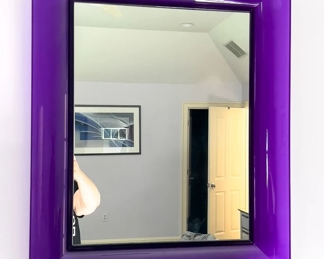 Starck Kartell François Ghost Purple Acrylic Rectangular Mirror