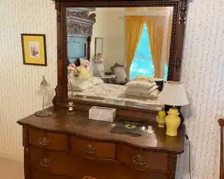 Early, Victorian oak bedroom suite purchased and restored by Richard Smith (original Poor Richard’s).   Requires at least 9’ ceilings - excellent condition 