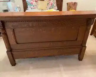 Early, Victorian oak bedroom suite purchased and restored by Richard Smith (original Poor Richard’s).   Requires at least 9’ ceilings - excellent condition 