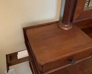 Estate of John & Emma Crum, Marietta, Ohio, empire vanity with hidden  compartments