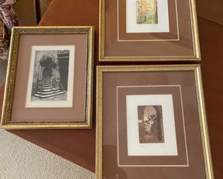 Etchings from world travels 