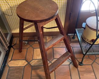 Vintage primitive stool