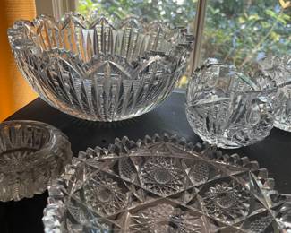 Early brillant cut glass