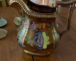 Lusterware pitcher