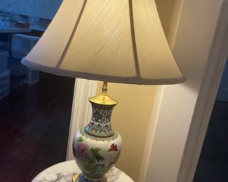 Cloisonné lamp 