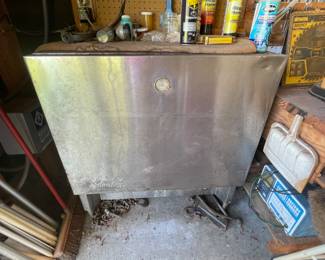 Milk cooler from old NAS.  Still cools, uses as beer cooler.