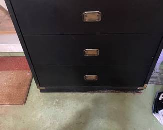 Black campaigned style cabinet