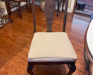 6 dinning chairs with upholster seats