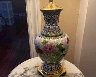 Cloisonné lamp