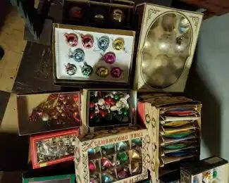 Shiny Brite and christmas ornaments