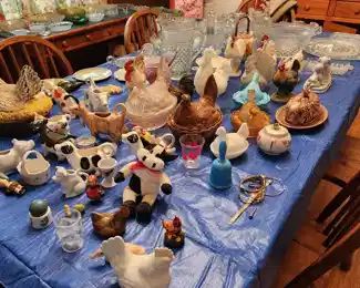 glassware and collectibles