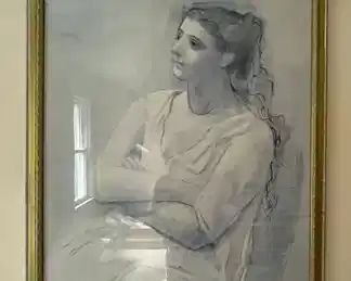 Picasso print in a lovely frame.