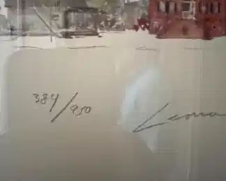 Savannah, Georgia signed print.