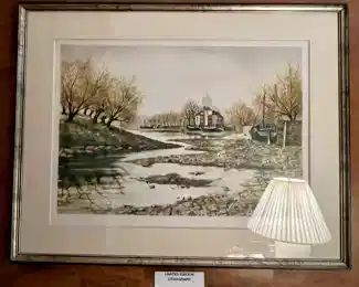 Jeremy King's "Chiswick" signed and numbered lithograph.  Limited Edition.