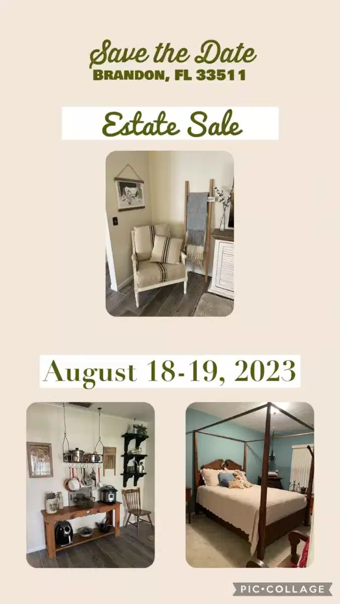 Brandon Estate Sale Hosted By Fresh Start... starts on 8/18/2023
