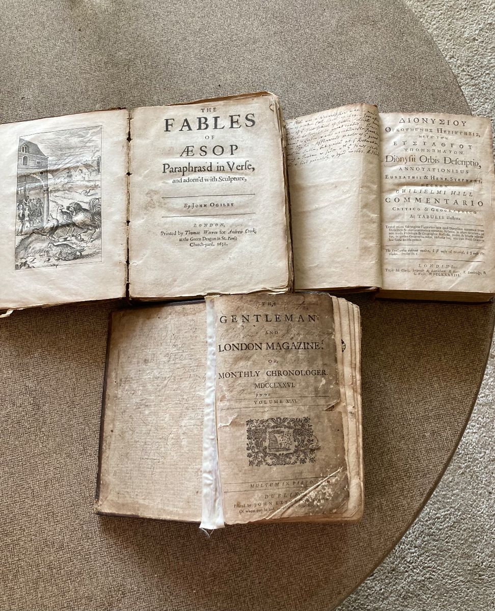 Rare books dating from 1651