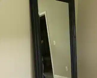 Huge beveled mirror