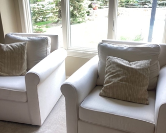 Pottery Barn swivel chairs