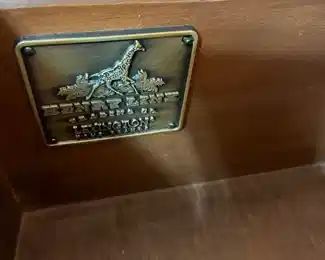 NOW $200 was $400 Night chest & Mirror 
Henry Link Lexington night chest marble top "3'Lx2""Wx32H & mirror 4'2""Hx44W"	