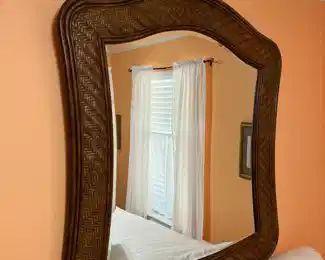 NOW $200 was $400 Night chest & Mirror 
Henry Link Lexington night chest marble top "3'Lx2""Wx32H & mirror 4'2""Hx44W"