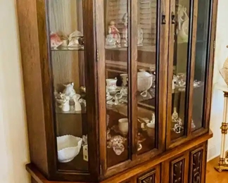 $295 	
#2 Lane china cabinet 54x17x78	