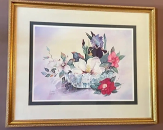 $100 	
#4 B.Sumrall limited print 122/2100 in gold frame 	